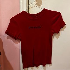 Guess Women’s Shirt: Red